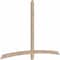 Ekena Millwork Bellingham Smooth Timber Gable Bracket, Douglas Fir, 84"W x 56"H x 1 1/2"D x 3 1/2"F, 16/12 Pitch GBW084X56X0204BEL00SDF - alternate 4